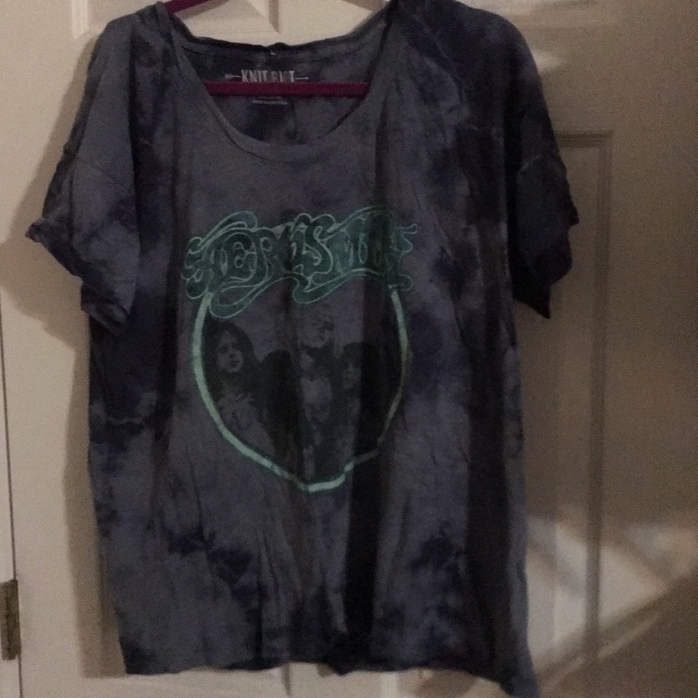 Aerosmith victoria secret PINK short sleeve tee L